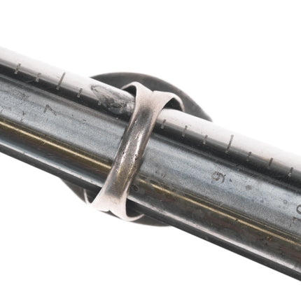 Sz8 Vintage Native American sterling ring with nice turquoise - Estate Fresh Austin