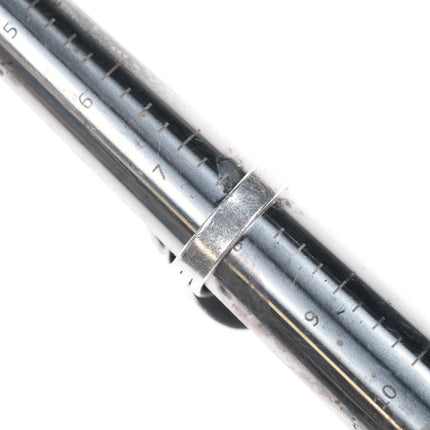 sz8 Vintage Native American turquoise silver feather ring - Estate Fresh Austin