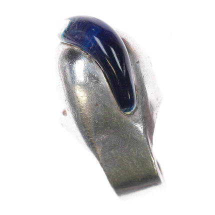 sz8.5 c1973 Bjorn Weckstrom for Lapponia Sterling and lucite ring - Estate Fresh Austin