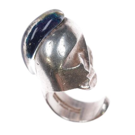 sz8.5 c1973 Bjorn Weckstrom for Lapponia Sterling and lucite ring - Estate Fresh Austin