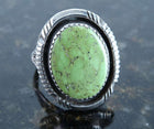 sz8.5 Navajo Sterling Turquoise Ring Johnson - Estate Fresh Austin