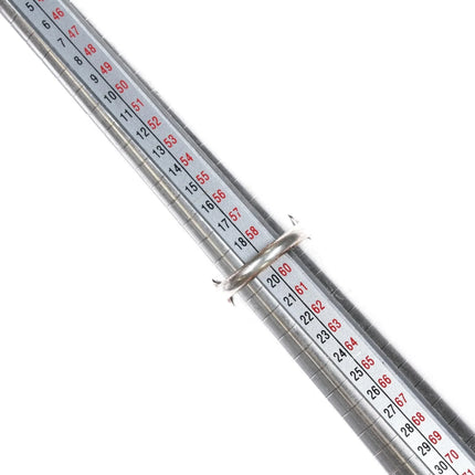 sz9 Running Bear Shop sterling ring with light blue turquoise - Estate Fresh Austin