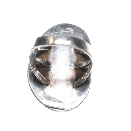 sz9 Vintage Kings Manassa Turquoise sterling Navajo ring - Estate Fresh Austin