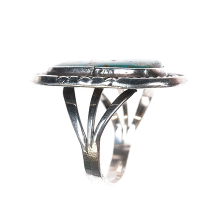 sz9 Vintage Kings Manassa Turquoise sterling Navajo ring - Estate Fresh Austin