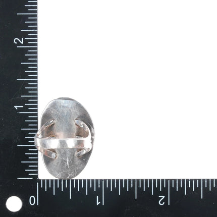 sz9 Vintage Kings Manassa Turquoise sterling Navajo ring - Estate Fresh Austin