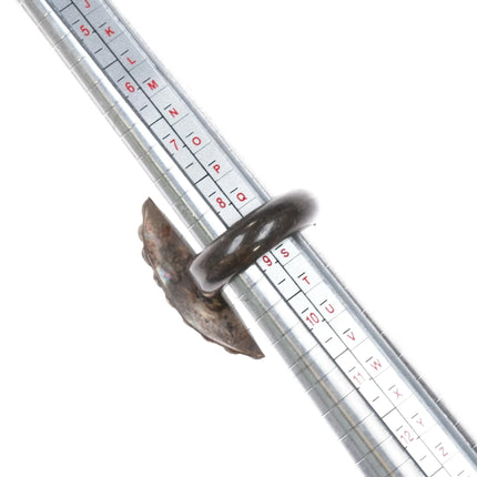 sz9 vintage Native American sterling ring with nice turquoise - Estate Fresh Austin