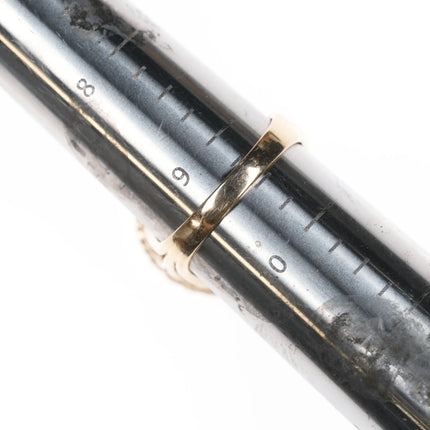 sz9.5 vintage 14k carved Jadeite ring - Estate Fresh Austin