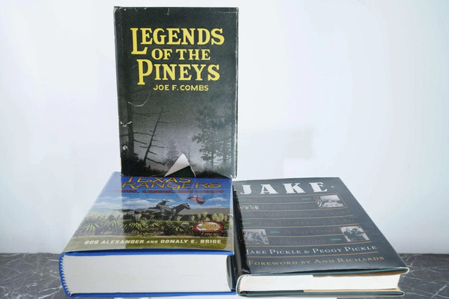 Texas Ranger Chief Homer Garrison Jr(1901-1968) Signed Books lot Jake Pickle Bob - Estate Fresh Austin