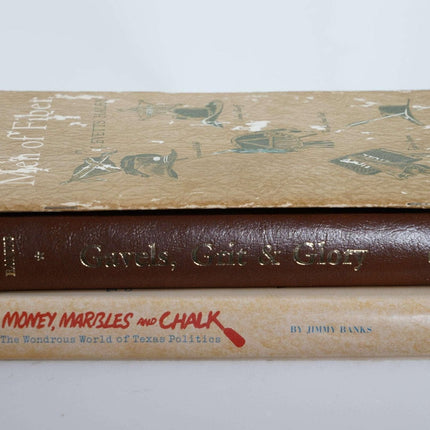 Texas Ranger Chief Homer Garrison Jr(1901 - 1968) Signed Books lot Jimmy Banks Eve - Estate Fresh Austin