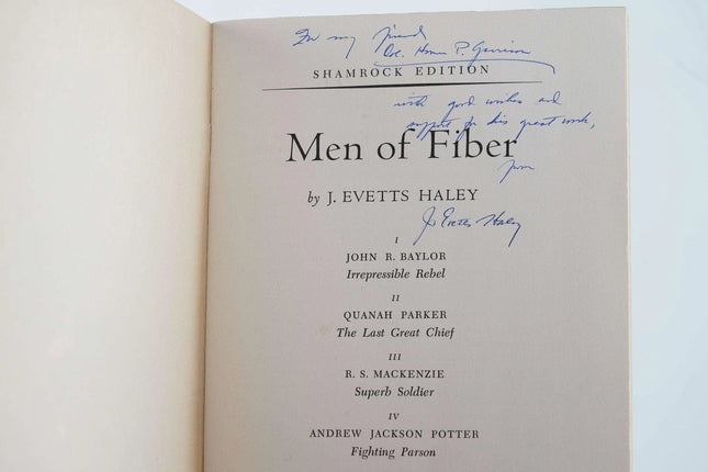 Texas Ranger Chief Homer Garrison Jr(1901-1968) Signed Books lot Jimmy Banks Eve - Estate Fresh Austin