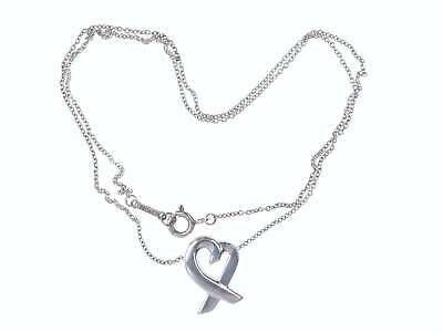 Tiffany Sterling Paloma Picasso Heart necklace - Estate Fresh Austin