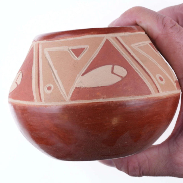 Tomasita Montoya(1899-1978) San Juan Pueblo pottery vessel - Estate Fresh Austin
