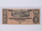 Uncirculated 1864 Confederate States American Currency Richmond 10 dollars - Estate Fresh Austin