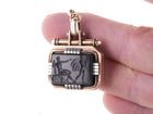 Victorian 14k gold Carnelian Intaglio watch fob/charm - Estate Fresh Austin