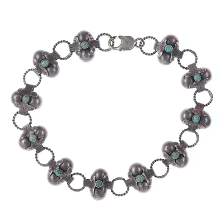 Vintage 12.5" Mexican Sterling silver Choker necklace/anklet - Estate Fresh Austin