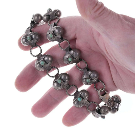 Vintage 12.5" Mexican Sterling silver Choker necklace/anklet - Estate Fresh Austin