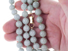 Vintage 14k clasp Jadeite beaded necklace - Estate Fresh Austin