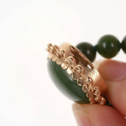 Vintage 14k gold and Jade bracelet - Estate Fresh Austin