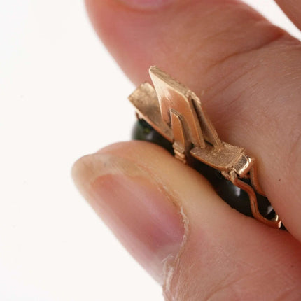 Vintage 14k gold and Jade bracelet - Estate Fresh Austin