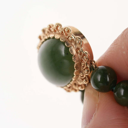 Vintage 14k gold and Jade bracelet - Estate Fresh Austin