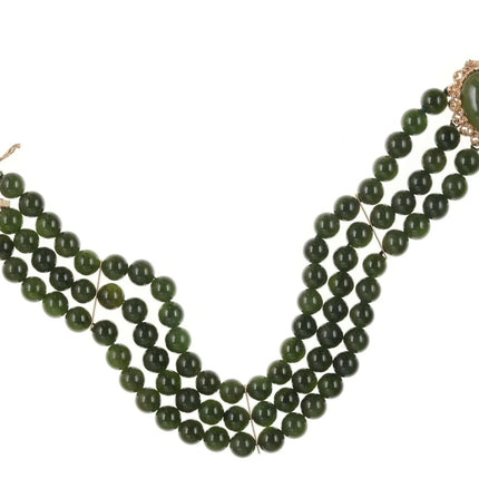 Vintage 14k gold and Jade bracelet - Estate Fresh Austin