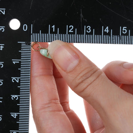 Vintage 14k Jadeite Budhha pendant - Estate Fresh Austin