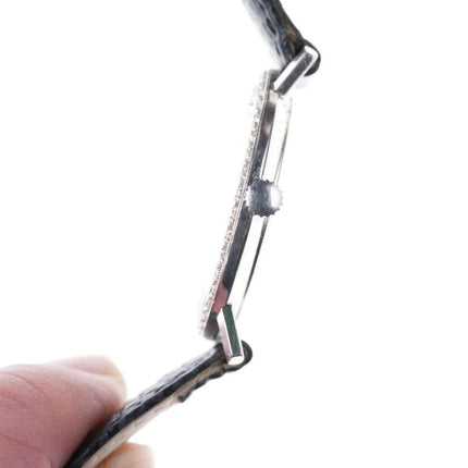 Vintage 14k White Gold/diamond Jules Jurgenson wristwatch - Estate Fresh Austin