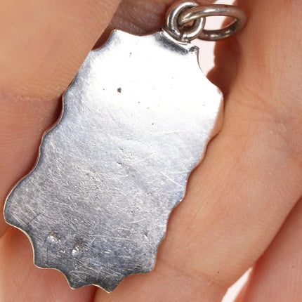 Vintage 14k/sterling two dolphins pendant charm - Estate Fresh Austin