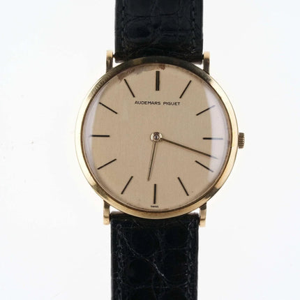 Vintage 18k Audemars Piguet Ultra Thin 18 Jewel Dress watch - Estate Fresh Austin