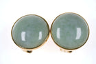 Vintage 18k Jadeite Jade Clip on Earrings AJF - Estate Fresh Austin