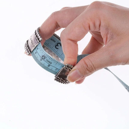 Vintage 6.75" Navajo stamped silver twisted wire bracelet - Estate Fresh Austin