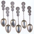Vintage AH800 Silver Chinese Characters spoon set - Estate Fresh Austin