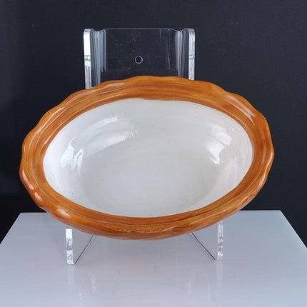 Vintage American Staffordshire Style Covered Hen dish Marked BP USA - Estate Fresh Austin