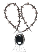 Vintage B Southwestern Sterling Hematite pendant necklace - Estate Fresh Austin