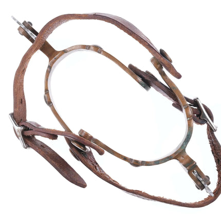 Vintage Bronze Texas Cowboy spurs with airplane metal rowels - Estate Fresh Austin