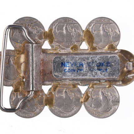 Vintage Buffalo Nickel Belt buckle - Estate Fresh Austin