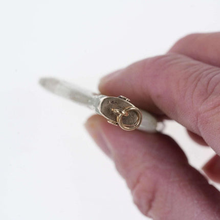 Vintage Chinese 14k Jadeite Pendant - Estate Fresh Austin