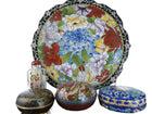 Vintage Chinese Cloisonné Reverse Painted Bottle Collection - Estate Fresh Austin