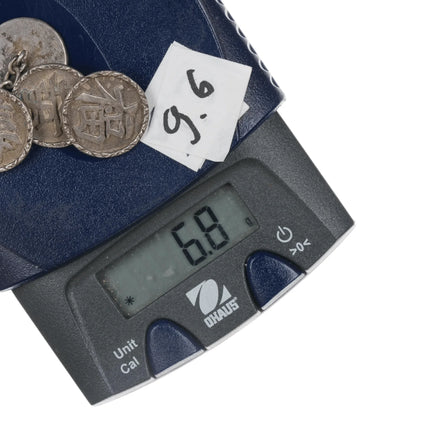 Vintage Chinese silver Kanji characters cufflinks - Estate Fresh Austin