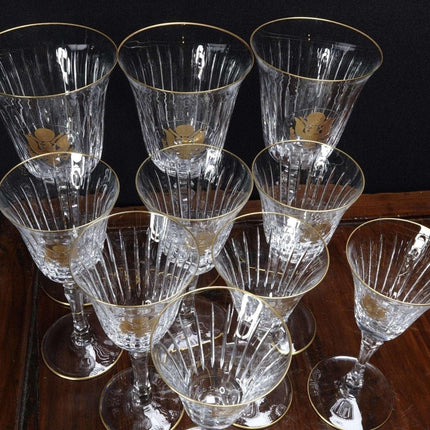 Vintage Crystal Congressional or Presidential Stemware Likely LBJ Era White House or Banquet 10 p - Estate Fresh Austin