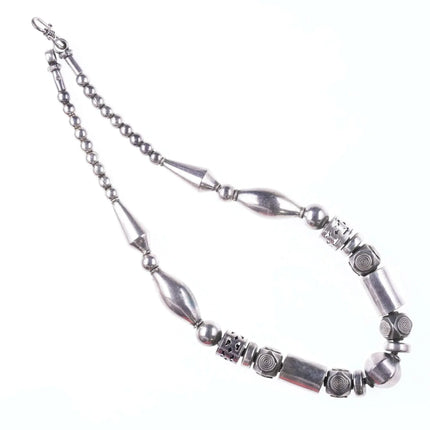 Vintage Egyptian silver necklace - Estate Fresh Austin