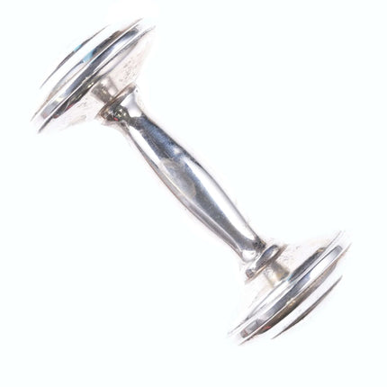 Vintage Empire Sterling silver Baby rattle - Estate Fresh Austin