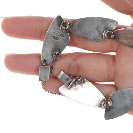 Vintage Enrique Ledesma Taxco Sterling jewelry set - Estate Fresh Austin