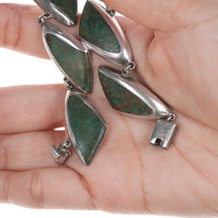 Vintage Enrique Ledesma Taxco Sterling jewelry set - Estate Fresh Austin