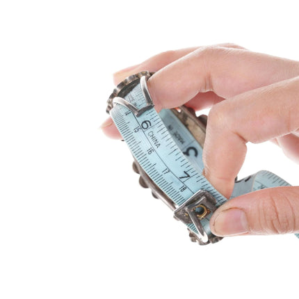 Vintage Eustace Zuni Sunface multi-stone inlay ring and bracelet set - Estate Fresh Austin