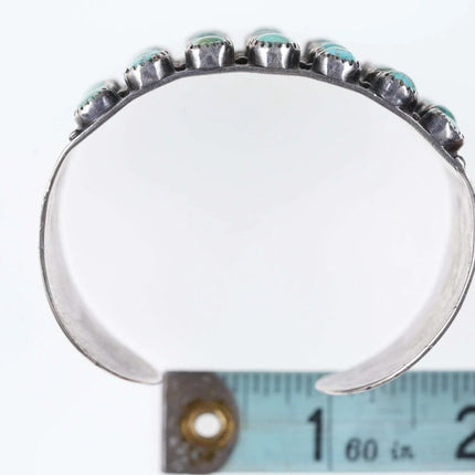 6 3/8" Vintage Fred Harvey Era Native American Sterling Cuff Bracelet - Estate Fresh Austin