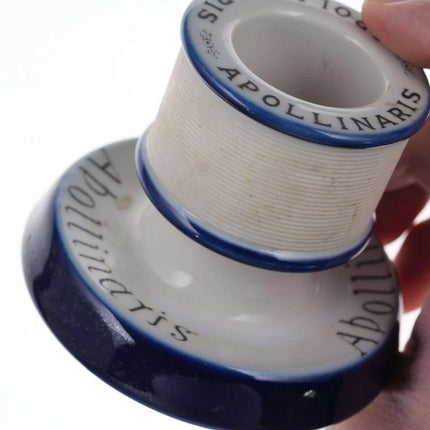 Vintage French Apollinaris Liquor Advertising Match holder - Estate Fresh Austin