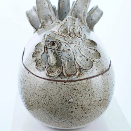 Vintage Ginny and Paul Anthony Studio Pottery Chicken Cooker Sculptural casserol - Estate Fresh Austin