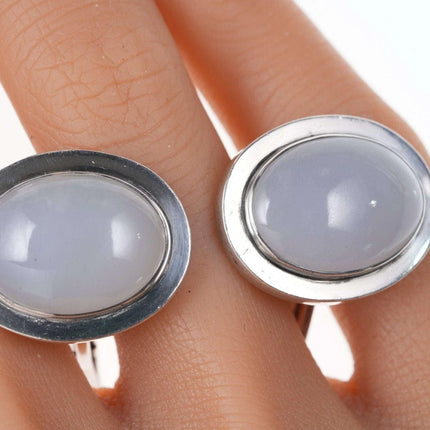 Vintage Gumps Jade/Sterling cufflinks - Estate Fresh Austin