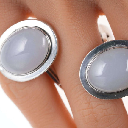 Vintage Gumps Jade/Sterling cufflinks - Estate Fresh Austin